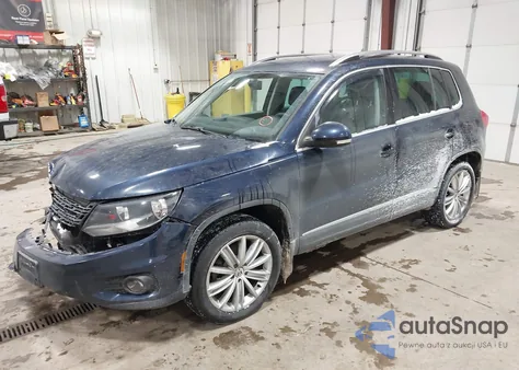 2013 Volkswagen Tiguan Se from USA, damaged, VIN WVGBV3AX9DW612980